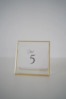 Rámeček zlatý čtverec